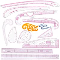 Tiazza 13 estilos de plástico de la curva francesa plantilla de la regla de la del palo diseño costura en forma de curva…